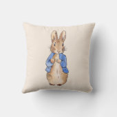 Coussin Lapin classique en veste bleue (Verso)