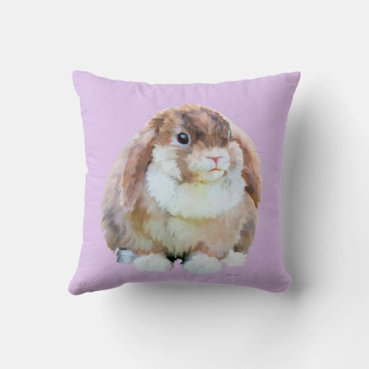 Coussin Lapin coloré (Verso)
