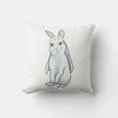 Coussin Lapin comme mariée avec couronne de fleurs (Recto)