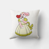 Coussin Lapin comme mariée avec une robe de mariée.PNG (Verso)