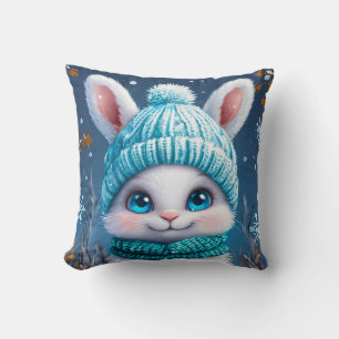 Coussin Lapin de dessin animé mignon