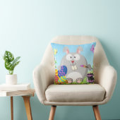 Coussin Lapin de Pâques avril (Chaise)
