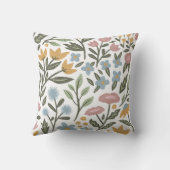 Coussin Lapin de Pâques Fleur Sauvage Printemps Joli (Verso)