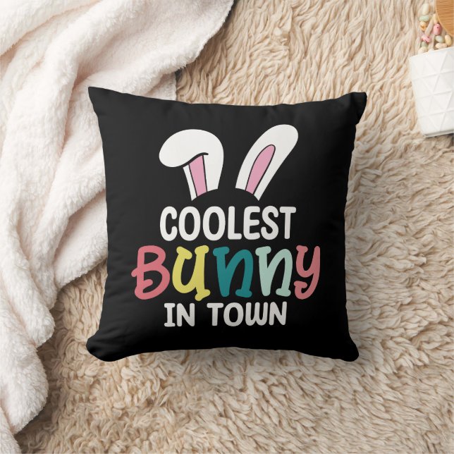 Coussin Lapin de Pâques le plus cool de la ville (Couverture)