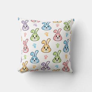 Coussin Lapin de Pâques mignon   Fêtes