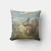 Coussin Lapin de printemps Op2 (Recto)