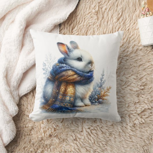 Coussin Lapin d'hiver (Couverture)
