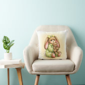 Coussin Lapin en pyjama avec peluche (Chaise)