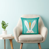 Coussin Lapin et carotte (Chaise)