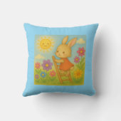 Coussin Lapin et écureuil Lecture par Treehouse - Cute Pas (Verso)