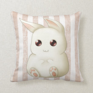 Coussin Lapin gonflé mignon de Kawaii