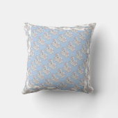 Coussin Lapin lapin (bleu) (Verso)