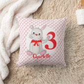 Coussin Lapin Lapin Cartographié rose (Couverture)