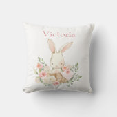 Coussin lapin lapin mignon Personnalisé bébé moderne (Recto)