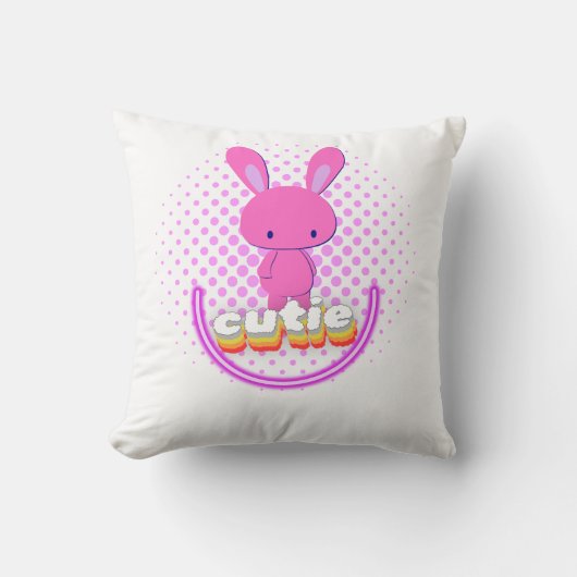 Coussin lapin mignon (Recto)
