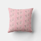 Coussin LAPIN MIGNON JOYEUX PÂQUES FÊTE Tendances (Verso)