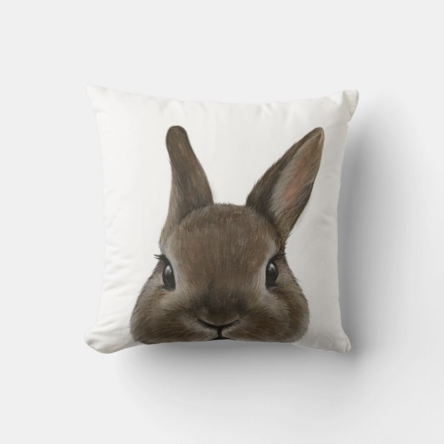Coussin Lapin nain de Netherland (Recto)