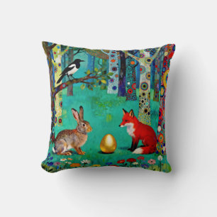 Coussin Lapin, Pie, Renard et « Le chemin du partage »