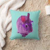 Coussin Lapin rose à Sunnies (Couverture)