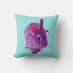 Coussin Lapin rose à Sunnies