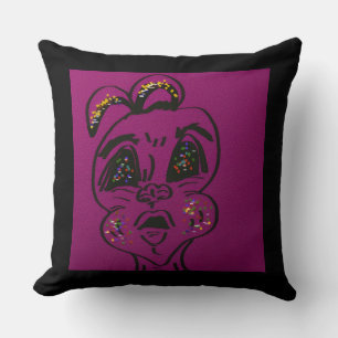 Coussin Lapin sans méfiance