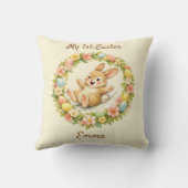 Coussin Lapin Vintage Mon Premier Pâques (Verso)