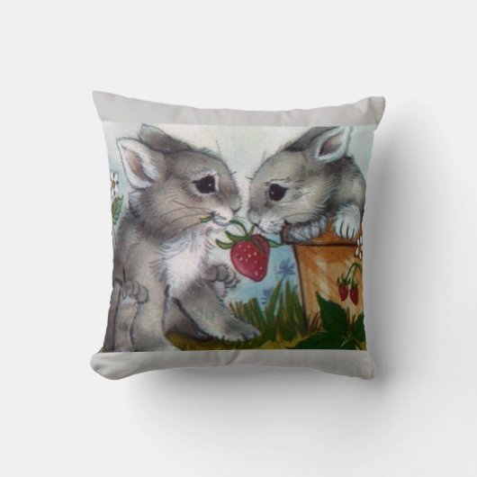 COUSSIN LAPINS DE PÂQUES (Recto)