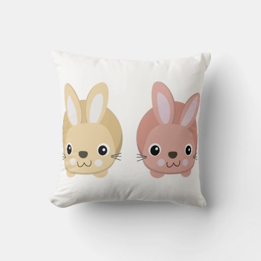 Coussin Lapins Mignons (Recto)