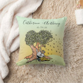 Coussin Lapins mignons avec des noms Mariage/Anniversaire (Couverture)