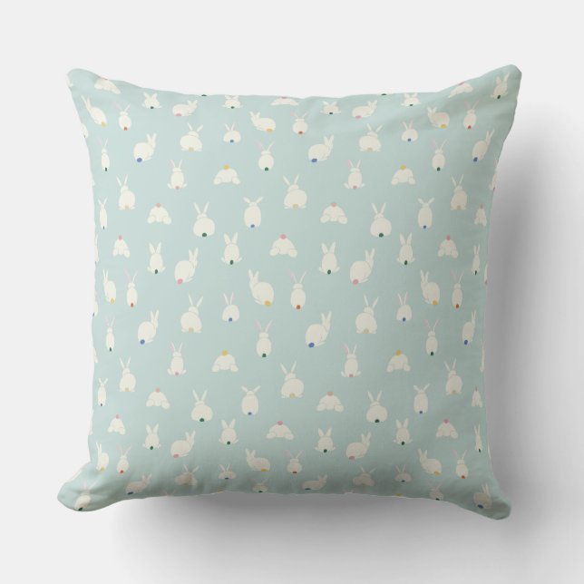Coussin Lapins rigolos (Recto)
