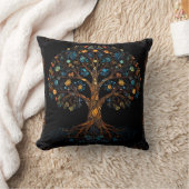 Coussin L'Arbre En Mosaïque Enchantée (Couverture)