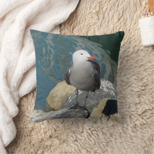 Coussin Larry Day de la Mouette Ken Gage Photographie d'oi