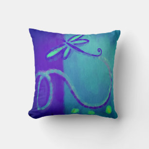 Coussin L'art Abstrait des libellules flottantes