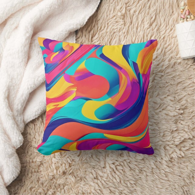 Coussin L'art Abstrait en effervescence (Couverture)