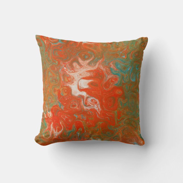 Coussin L'Art Abstrait Tire Comme La Chance L'Aurait (Recto)