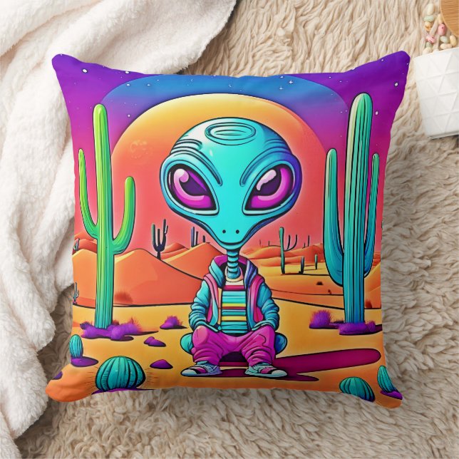 Coussin L'art Alien de Desert Chillin (Couverture)