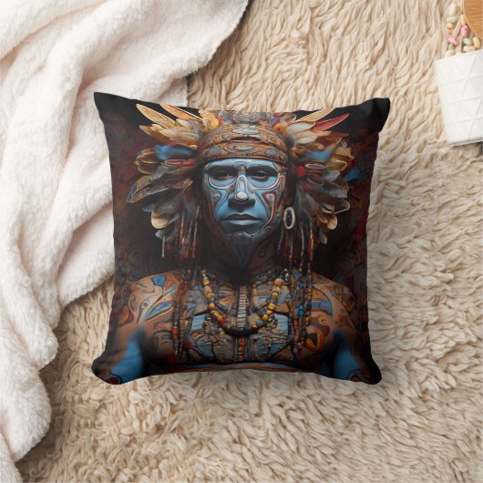 Coussin L'art de fusion tribale dynamique (Couverture)