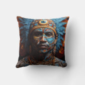 Coussin L'art de fusion tribale dynamique (Verso)