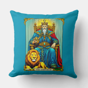 Coussin L'art de la carte de tarot de l'Empereur
