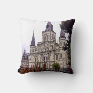 Coussin L'art de la cathédrale de la Nouvelle-Orléans