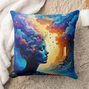 Coussin L'art de l'esprit cosmique