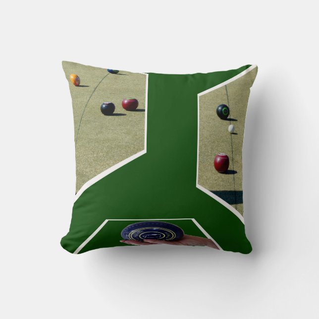 Coussin L'Art Dimensionnel Des Pelouses, (Recto)