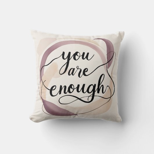 Coussin L'art doux "Vous en êtes assez" (Recto)