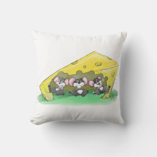 Coussin L'art du festin de Thanksgiving de Mic, Mac et Moe