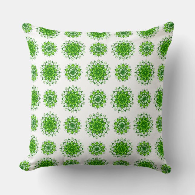 Coussin l'art du mandala motif (Recto)