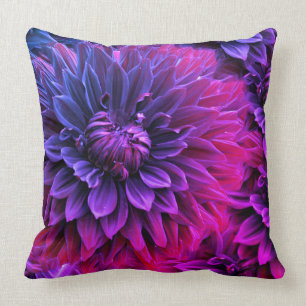 Coussin L'art en fleurs fractales