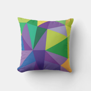 Coussin L'art géométrique Abstrait du carnaval de Mardi 