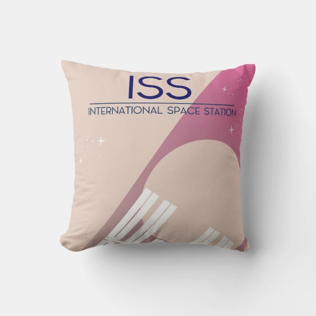 Coussin L'art spatial de la Station spatiale international (Recto)