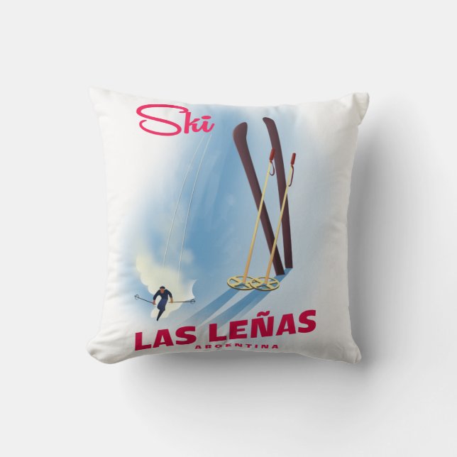 Coussin las leñas Argentine ski (Recto)