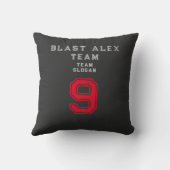 Coussin L'astronaute spatiale Slamdunk Cool Kids Basketbal (Verso)